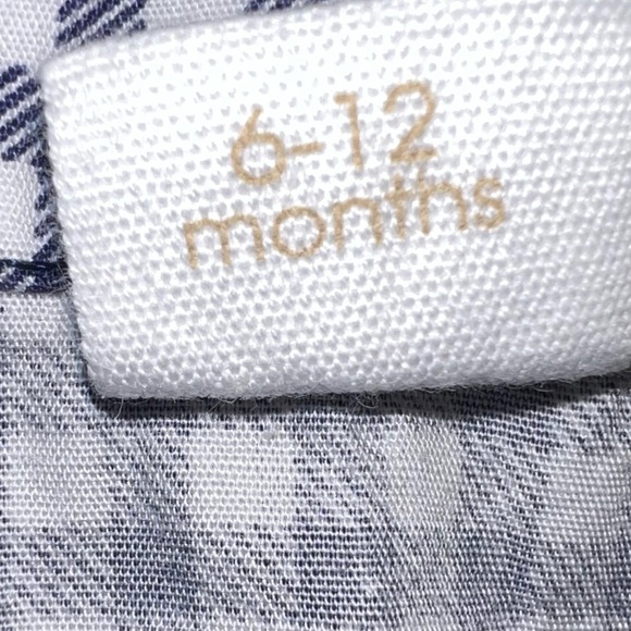 SWEET navy gingham check boy’s button down shirt from “egg” like new. - Picture 3 of 4